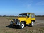 LAnd Rover lightweight diesel softtop 1981 geel